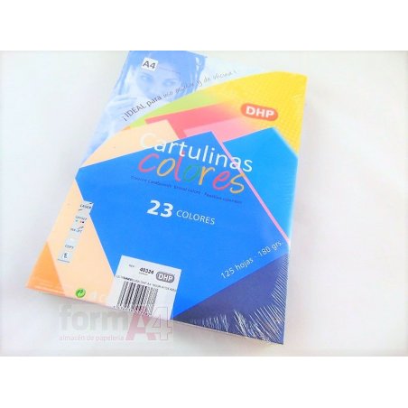 CARTULINA DHP A4 180GR. AZUL ULTRAMAR P/125