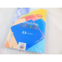 CARTULINA DHP A4 180GR. CELESTE P/125