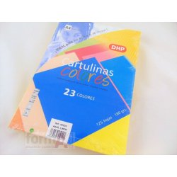 CARTULINA DHP A4 180GR. AMARILLO LIMON P/125