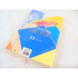 CARTULINA DHP A4 180GR. AMARILLO MEDIO P/125