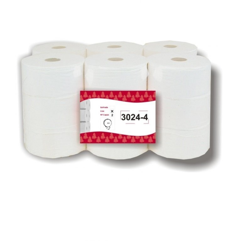 PAPEL HIGIENICO INDUSTRIAL 2 CAPAS 130M. P/18