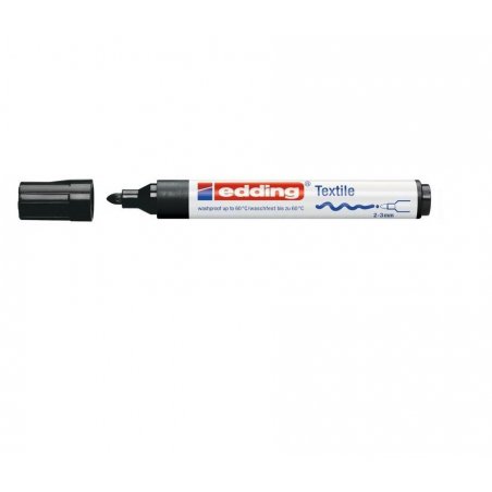 MARCADOR TEXTIL EDDING 4500 NEGRO