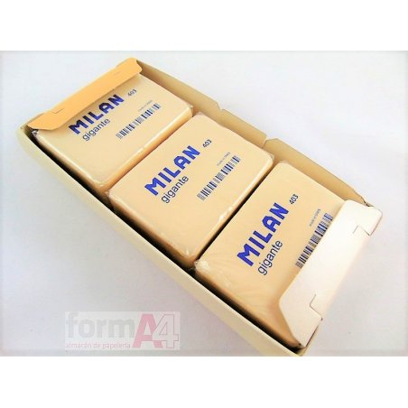 GOMA DE BORRAR MILAN 403 C/3 UNID.