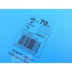 LIBRETA ESCOLAR PACSA GOFRADA 4º 50H 3,5MM