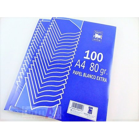 PAPEL EXTRA ZORRILLA A4 80GR. P/100H.