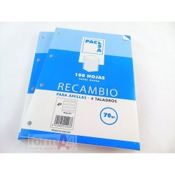 RECAMBIO PACSA 70GR. A5 4T....