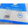 RECAMBIO PACSA 70GR. A5 4T. 100H. PAUTA 2.5MM.