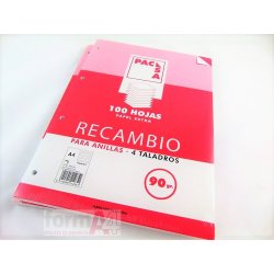 RECAMBIO PACSA 90GR. A4 4T....