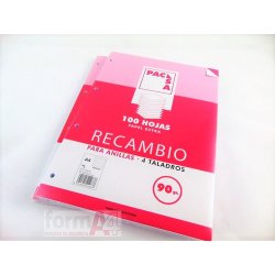 RECAMBIO PACSA 90GR. A4 4T....