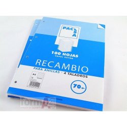 RECAMBIO PACSA 70GR. A4 4T....