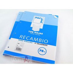 RECAMBIO PACSA 70GR. A4 4T....
