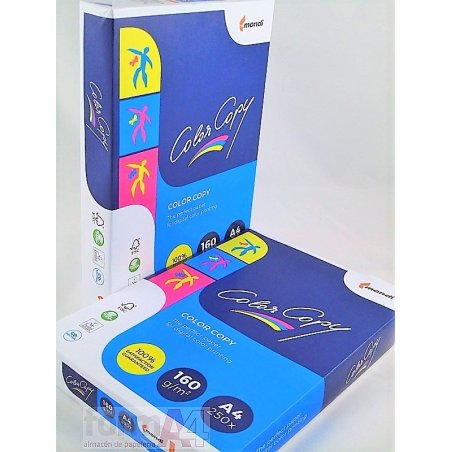 PAPEL COLOR COPY A4 160GR. P/250H