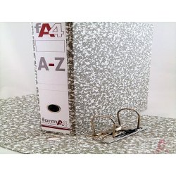 ARCHIVADOR FORMA4 JASPEADO GRIS FOLIO