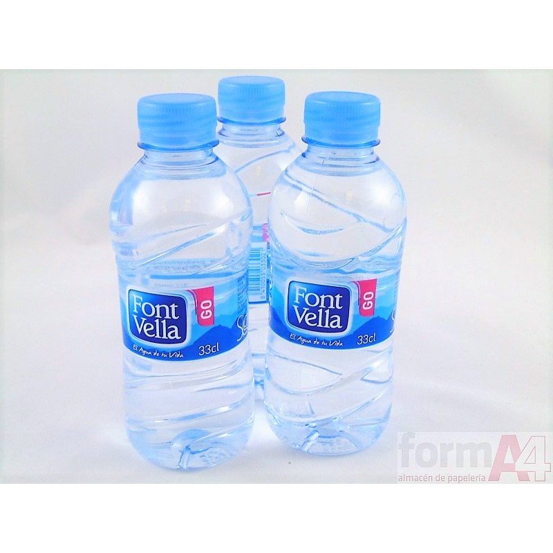 BOTELLA AGUA FONTVELLA 33CL P/35