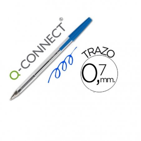 BOLIGRAFO Q-CONNECT AZUL
