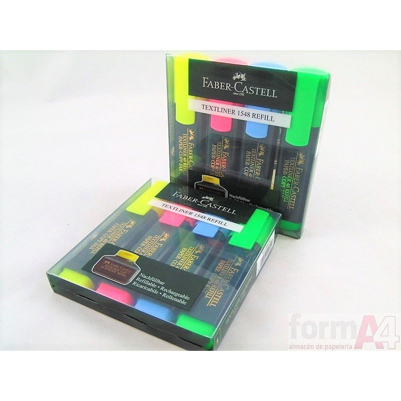 MARCADOR FLUORESCENTE TEXTLINER EST/4 SURTIDOS