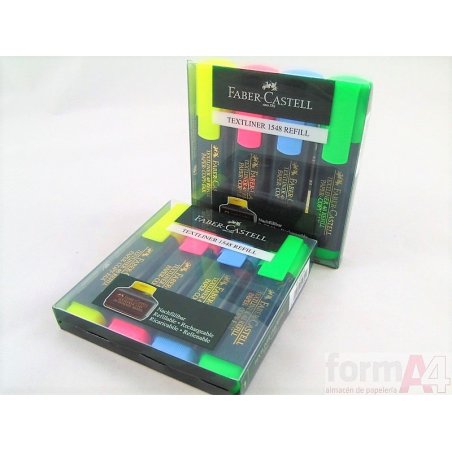 MARCADOR FLUORESCENTE TEXTLINER EST/4 SURTIDOS