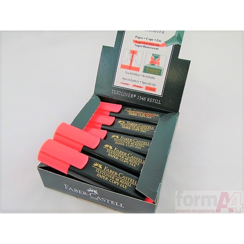 MARCADOR FLUORESCENTE TEXTLINER ROJO