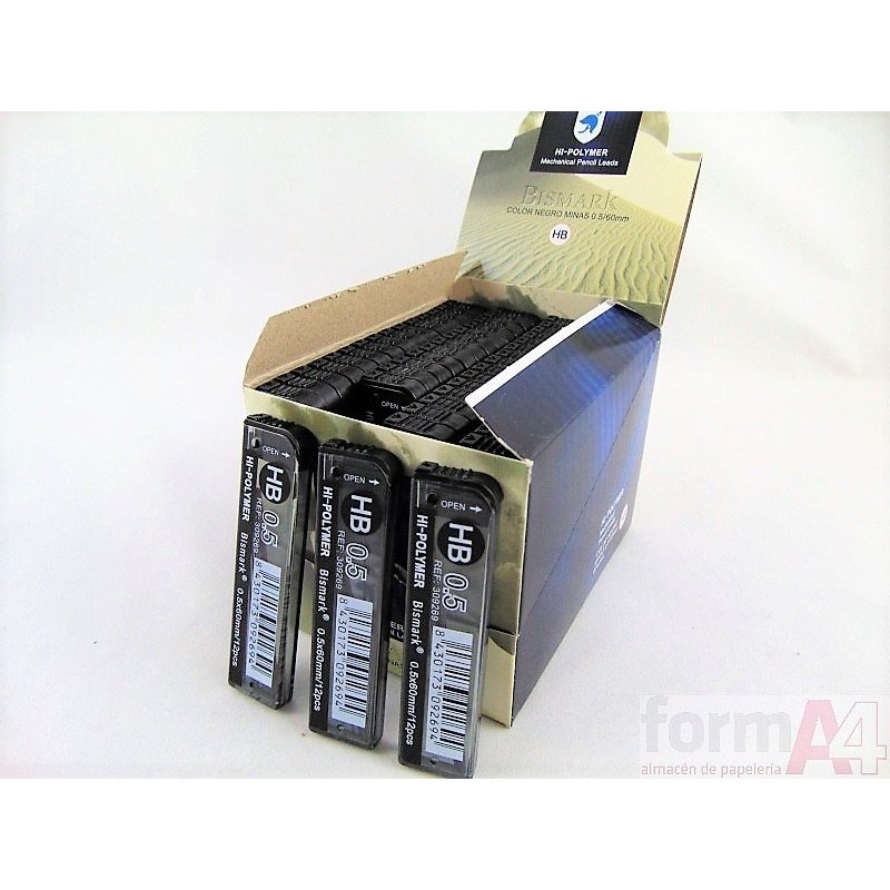 MINAS DE GRAFITO BISMARK 0.5 HB EST/12