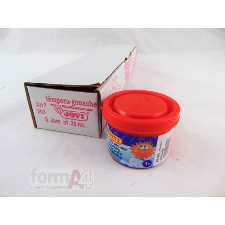 TEMPERA ESCOLAR JOVI 35CC. BERMELLON