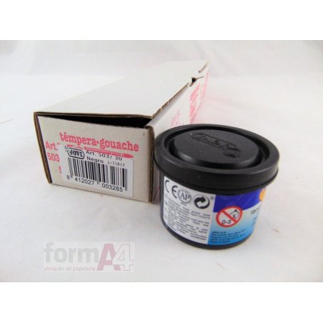 TEMPERA ESCOLAR JOVI 35CC. NEGRO
