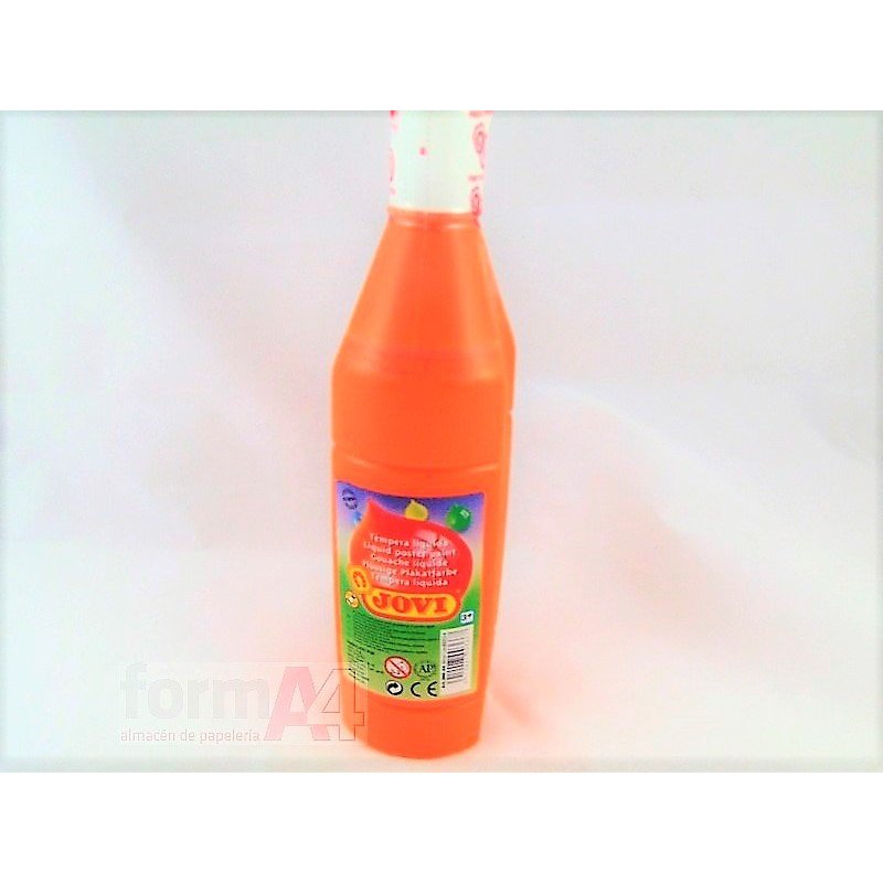 TEMPERA LIQUIDA JOVI 500CC. NARANJA