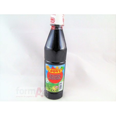 TEMPERA LIQUIDA JOVI 500CC. NEGRO