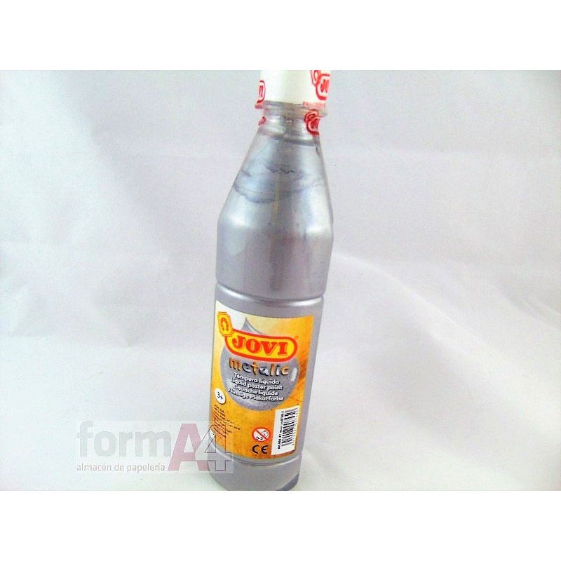 TEMPERA LIQUIDA JOVI 500CC. PLATA