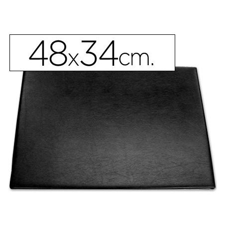 VADE SOBREMESA PLASTICO 48X34CM NEGRO