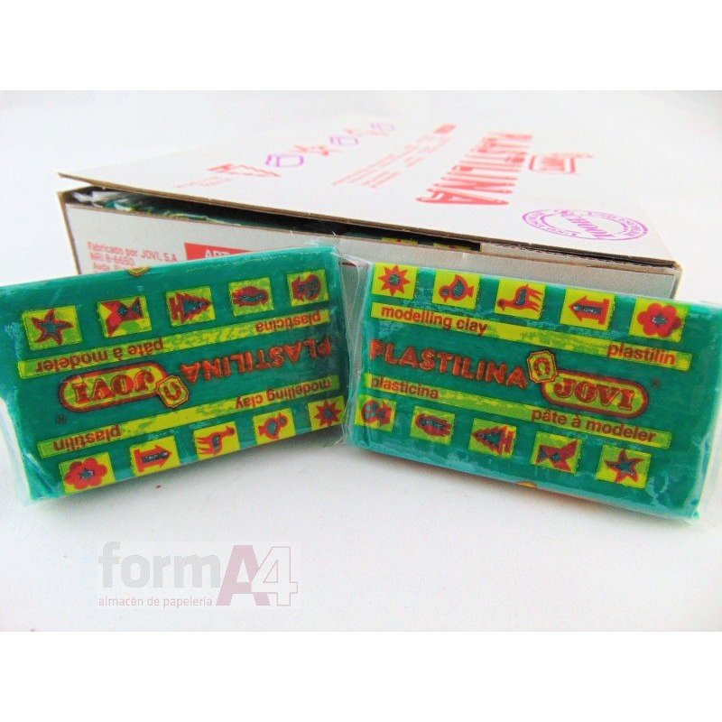 PLASTILINA JOVI 70 C/30 VERDE OSCURO