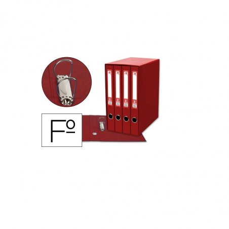 MODULO 4 CARPETAS 2A. 25MM. FOLIO LIDERPAPEL NEGRO