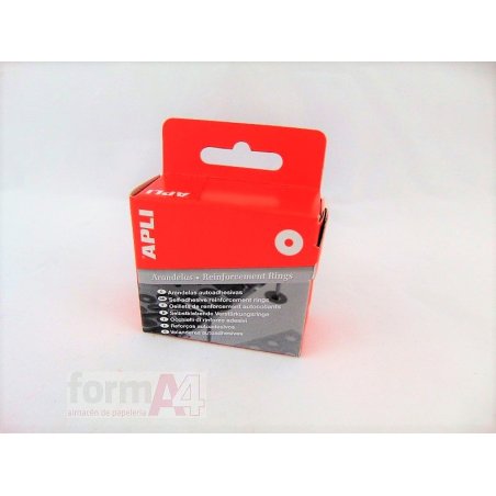 ARANDELAS ADHESIVAS TRANSLUCIDAS APLI C/200