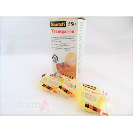 CINTA ADHESIVA SCOTCH 550 12MMX33M.