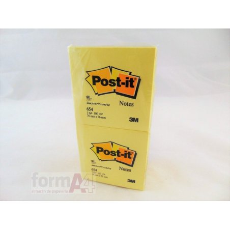 BLOC NOTAS AMARILLAS POST-IT 76X76M. 