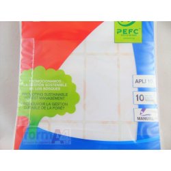 ETIQUETA ADHESIVA BLANCA APLI-10 26X54MM. B/120