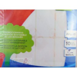 ETIQUETA ADHESIVA BLANCA APLI-10 25X40MM B/160