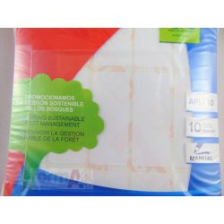 ETIQUETA ADHESIVA BLANCA APLI-10 34X53MM B/90