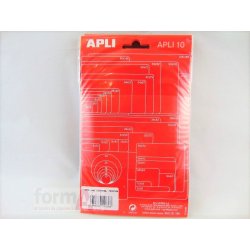 ETIQUETA ADHESIVA BLANCA APLI-10 20X50MM B/150