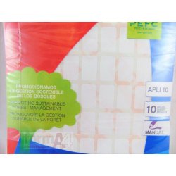 ETIQUETA ADHESIVA BLANCA APLI-10 10X16MM B/810