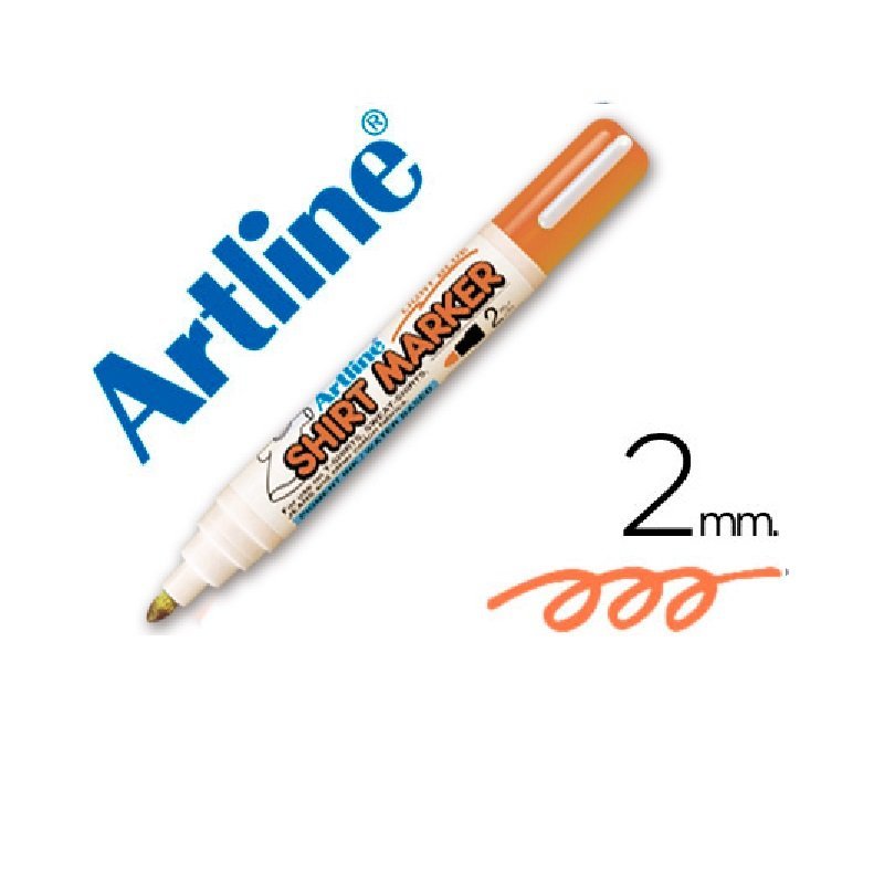 MARCADOR TEXTIL ARTLINE NARANJA
