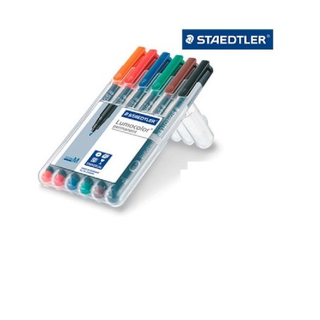 ROTULADOR PERMANENETE LUMOCOLOR 317 P/M EST/6