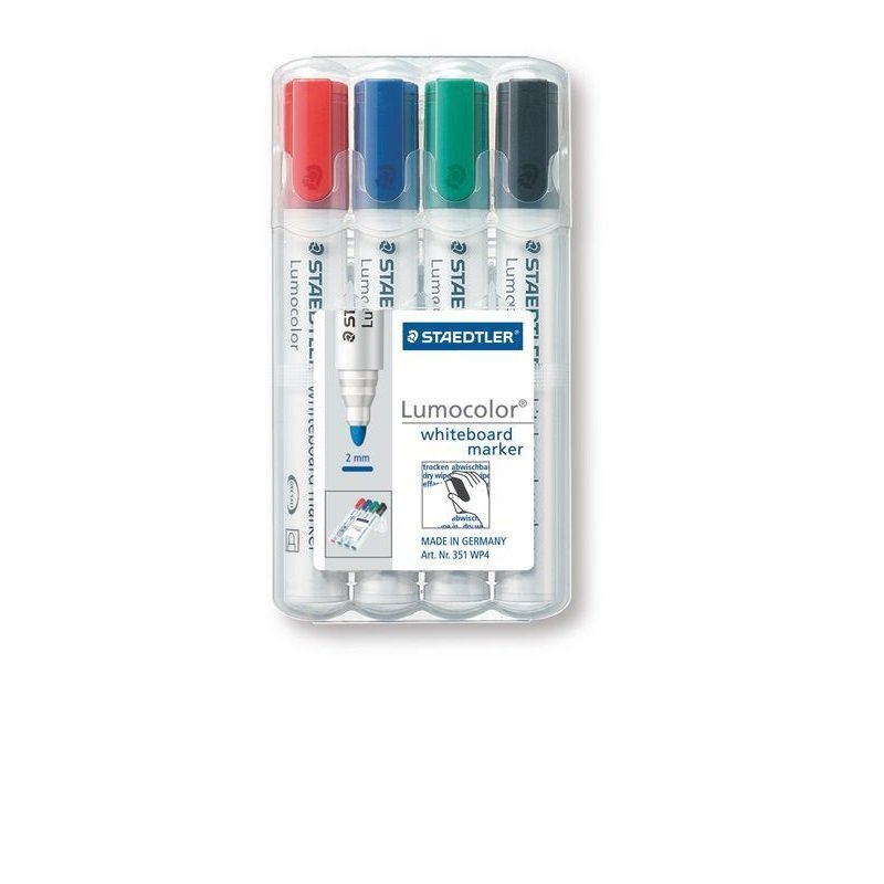 ROTULADOR DE PIZARRA BLANCA LUMOCOLOR 351 EST/4