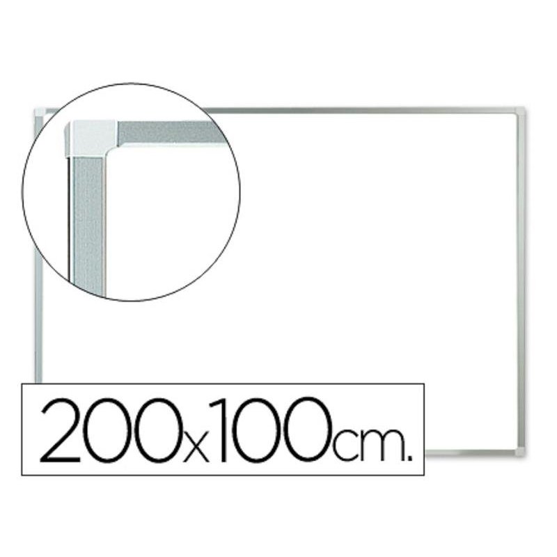 PIZARRA BLANCA LAM Q-CONNECT 200X100CM M/ALUMINIO