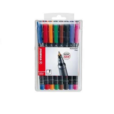 ROTULADOR STABILO OHPEN P/F EST/8