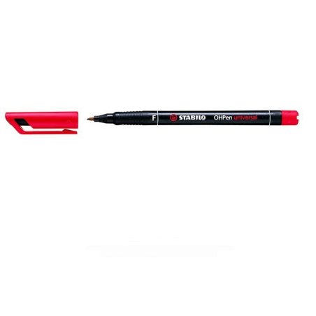 ROTULADOR STABILO OHPEN P/F ROJO