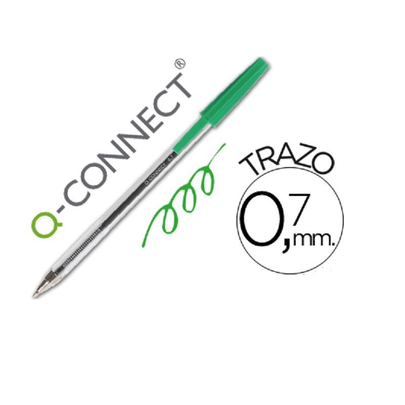 BOLIGRAFO Q-CONNECT VERDE