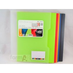 CARPETA CON 20 FUNDAS OFFICE BOX SET/5 UNIDADES