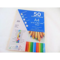 CARTULINA DOHE A4 ORO P/50