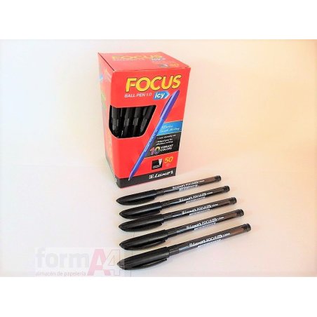 BOLIGRAFO LUXOR FOCUS ICY NEGRO