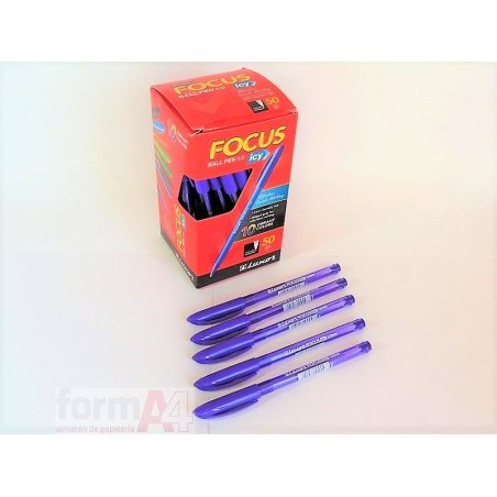 BOLIGRAFO LUXOR FOCUS ICY LILA